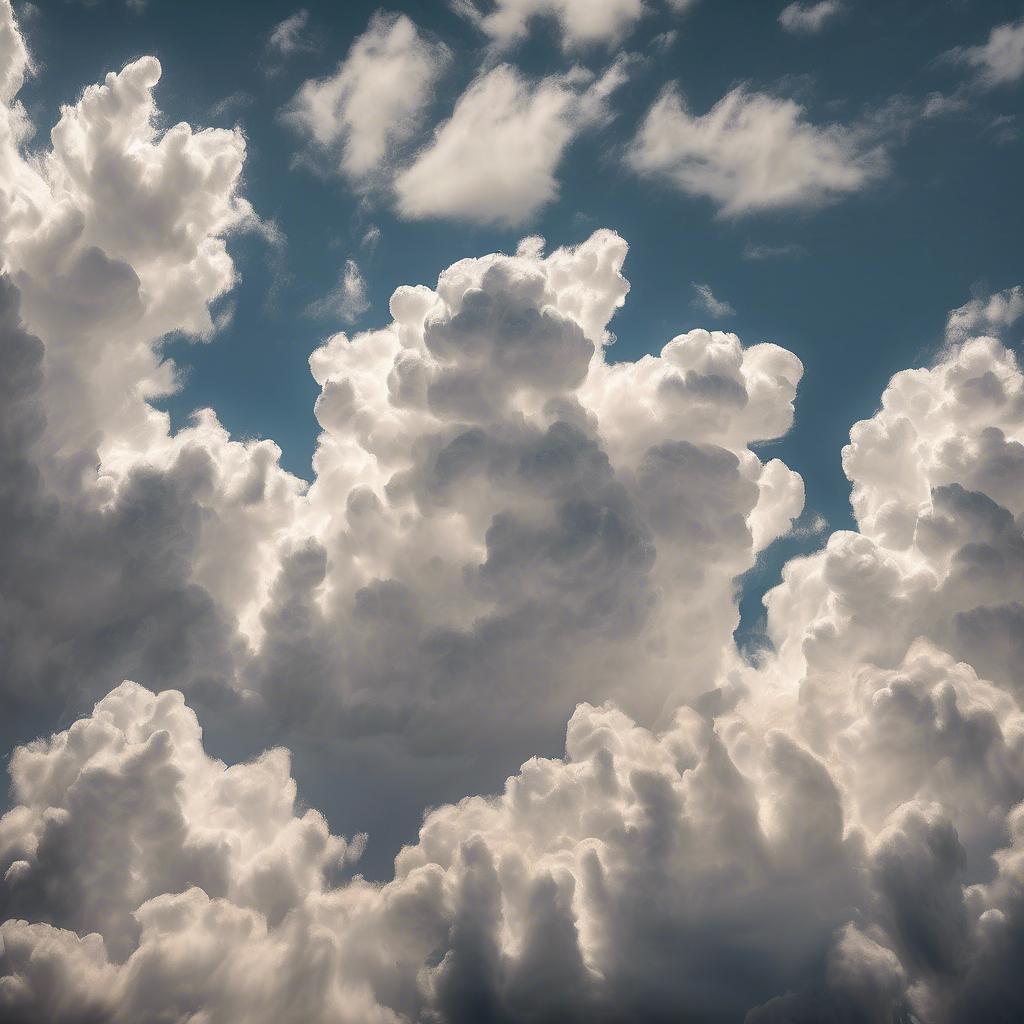 Zdjęcie chmury typu Cumulus